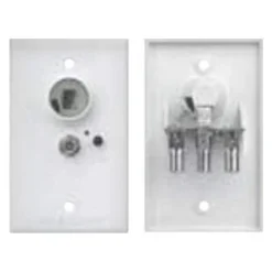 Winegard® RA7296 - White Single TV Wall Plate