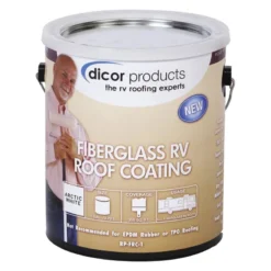 Dicor® RPFRC1 - 128 Oz. Acrylic Fiberglass White Roof Coating