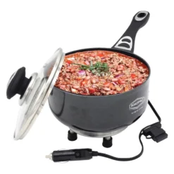 RoadPro® - 12 V Non-Stick Surface Portable Saucepan -Magma Store rpsp225ns 5