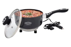 RoadPro® - 12 V Non-Stick Surface Portable Saucepan -Magma Store rpsp225ns 6