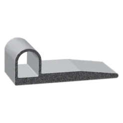 Fairchild® - 50' Black EPDM Sponge Rubber P-Seal With HATs Tape