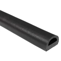 Fairchild® - 50' Black EPDM Sponge Rubber D-Seal With PSA Tape 16 Fairchild® - 50' Black EPDM Sponge Rubber D-Seal With PSA Tape -Magma Store rs1033 50
