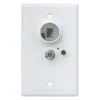 Winegard® RV-7042 - 7000 Series White Single TV Wall Plate