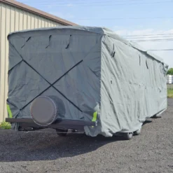 Budge® RVRB-53 - ProTECHtor™ Toy Hauler Trailer Cover (Gray, Up To 33') -Magma Store rvrb 53 2
