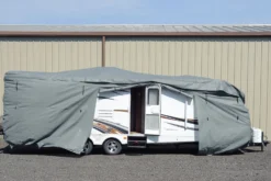 Budge® RVRB-54 - ProTECHtor™ Toy Hauler Trailer Cover (Gray, Up To 37') -Magma Store rvrb 54 3