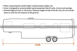 Eevelle® EX2FW3132G - Expedition™ S2 5th Wheel Trailer Cover (Gray, Up To 32') -Magma Store s2 expedition gray 5th wheel trailer cover 17