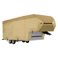 Eevelle® EX2FW3940T - Expedition™ S2 5th Wheel Trailer Cover (Tan, Up To 40')