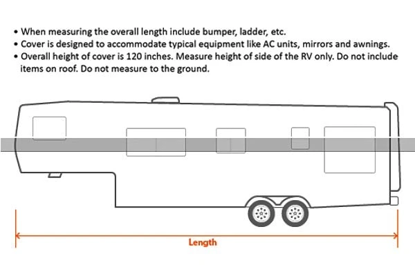 Eevelle® EX2FW2930T - Expedition™ S2 5th Wheel Trailer Cover (Tan, Up To 30') 17 Eevelle® EX2FW2930T - Expedition™ S2 5th Wheel Trailer Cover (Tan, Up To 30') - Image 17