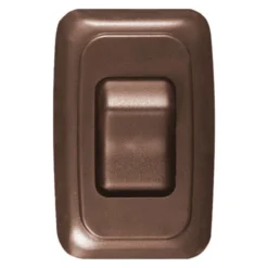 RV Designer® S631 - Single SPST On/Off Brown Lighting Switch