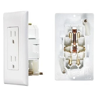 RV Designer® S815 - Rectangular Receptacle -Plate 1 RV Designer® S815 - Rectangular Receptacle -Plate