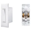 RV Designer® S843 - AC Self Contained™ Single SPST On/Off Ivory Lighting Switch