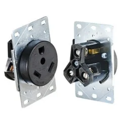 RV Designer® - 30A Straight Rectangular Outdoor Power Inlet