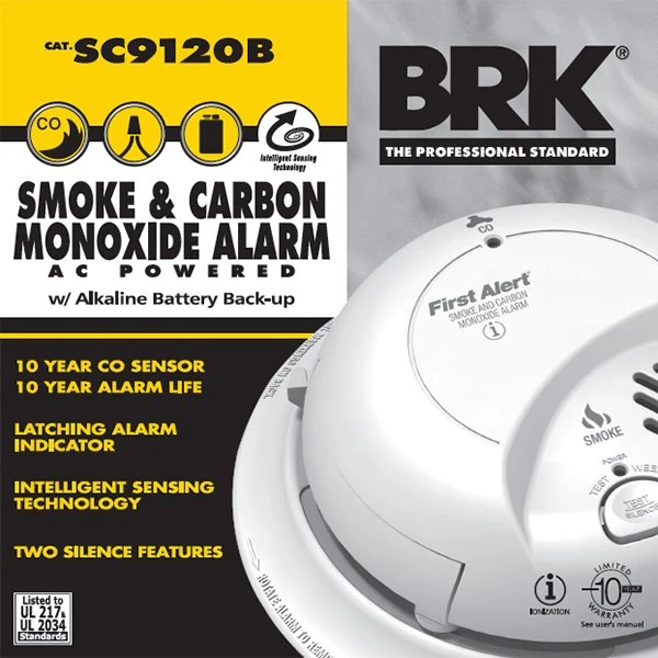 BRK® - Hardwired White Surface Mount Smoke/CO Alarm 2 BRK® - Hardwired White Surface Mount Smoke/CO Alarm - Image 2