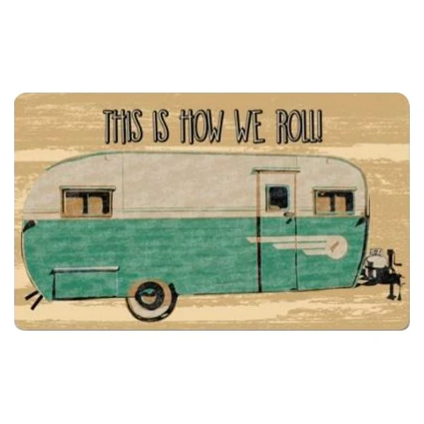 Kittrich® - "This Is How We Roll" 18" X 30" Rubber Door Mat 1 Kittrich® - "This Is How We Roll" 18" X 30" Rubber Door Mat