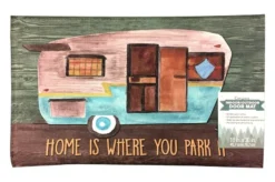 Kittrich® STRB-15821-10 - "Home Is Where You Park It" 18" X 30" Rubber Door Mat 3 Kittrich® STRB-15821-10 - "Home Is Where You Park It" 18" X 30" Rubber Door Mat -Magma Store strb 15821 10 2
