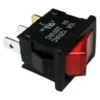 KIB® - 12V DC 16A Black /Red Switch Indicator Lights