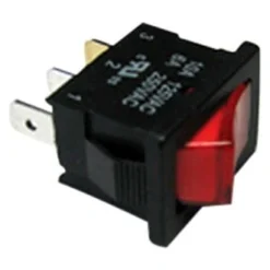 KIB® - 12V DC 16A Black /Red Switch Indicator Lights