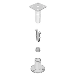 Magma® - "Single" Locking Surface Deck Socket Mount -Magma Store t10 321 3
