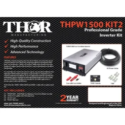 Thor® - 1500W Pure Sine Wave Inverter Kit 5 Thor® - 1500W Pure Sine Wave Inverter Kit -Magma Store thpw1500 kit2 2