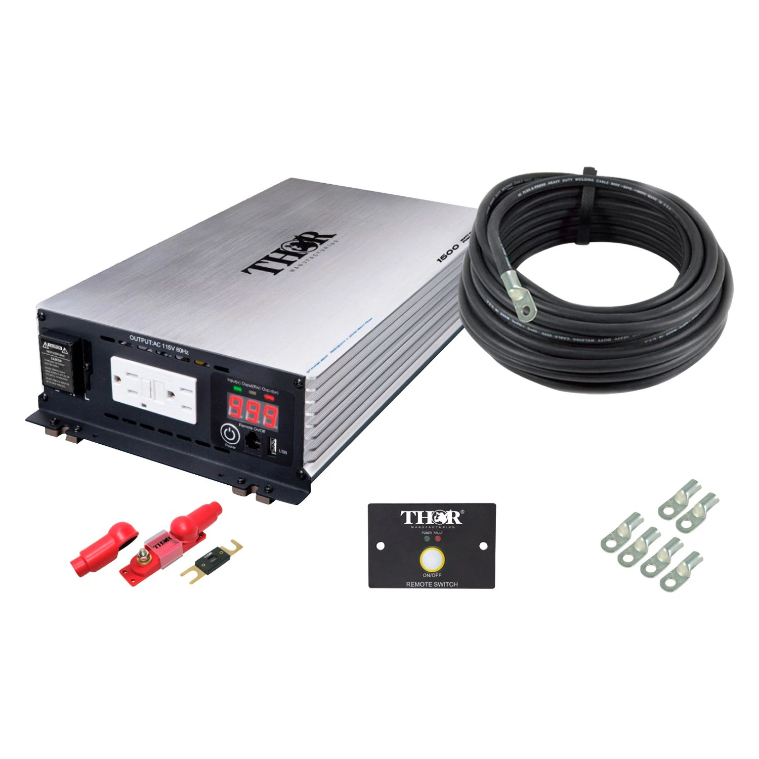 Thor® - 1500W Pure Sine Wave Inverter Kit 1 Thor® - 1500W Pure Sine Wave Inverter Kit