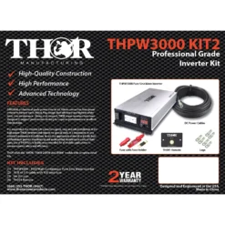 Thor® - 3000W Pure Sine Wave Inverter Kit -Magma Store thpw3000 kit2 2