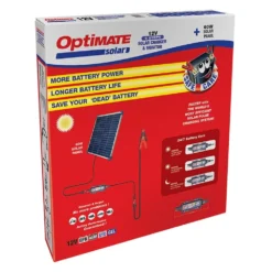 OptiMate® TM523-6 - 12 V 6-Step Sealed Solar Battery Saving Charger And Maintainer With 60 W Solar Panel -Magma Store tm 523 6 3 1