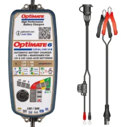 OptiMate® - GOLD Series 12 V/24 V Portable 8-Step Sealed Battery Saving Charger And Maintainer -Magma Store tm381 4