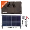 OptiMate® - DUO™ 12 V/12.8 V 6-Step Sealed Battery Saving Charger And Maintainer Travel Kit With 40 W Solar Panel