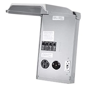 Parallax® - 50A Straight X 30A Straight X 20A Straight Power Box With Circuit Breaker And Ground Fault Protection 1 Parallax® - 50A Straight X 30A Straight X 20A Straight Power Box With Circuit Breaker And Ground Fault Protection