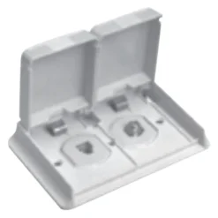 Winegard® - White Double TV & Phone Outlet