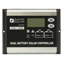 Zamp Solar® - 25V 5-Stage PWM Dual Battery Bank Charge Controller