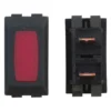 Diamond Group® - 14V DC 10A Black /Red Switch Indicator Lights